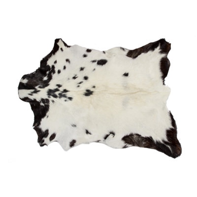 tapis blanc/noir zone vache Oberle