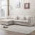 Beige Polyester Blend