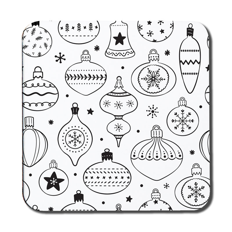Square 6 Piece Coaster Set