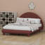 Lit plateforme en tissu Boucle-367662366