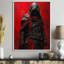 Décoration murale rouge et noir Warrior Hero I - Wizards-1244878418-1244878419