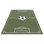 Short pile children's rug Estadio green