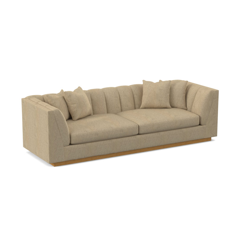 Dapper Sofa, Amber, Filigree Ivory 100% Polyester