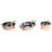 Ronaldo 3 Piece Dining Bowl Set
