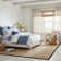 Delapena Solid Colour Bamboo Slat / Seagrass Hand Woven Area Rug