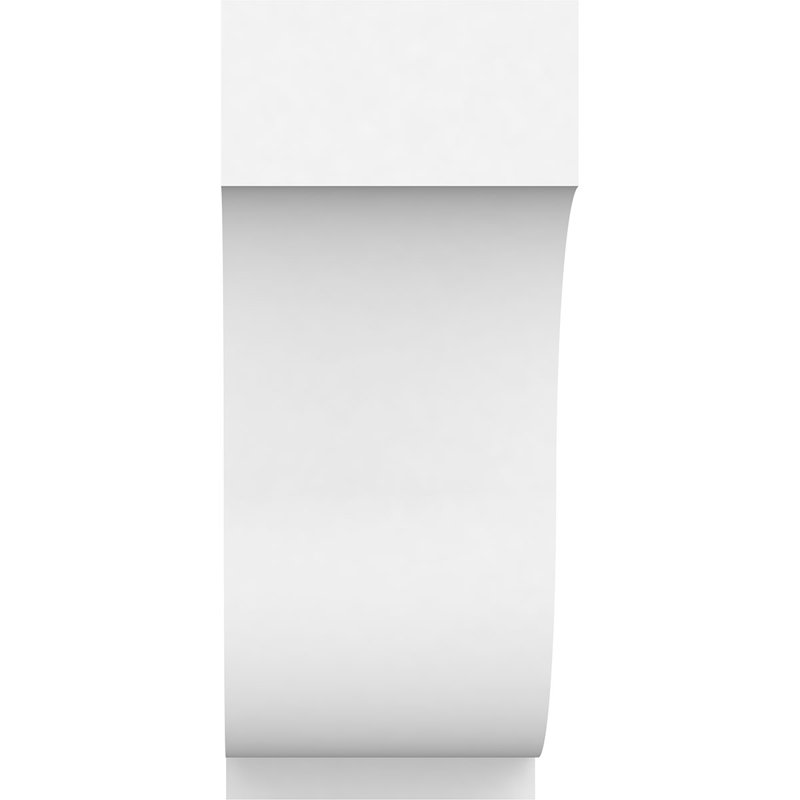 Support standard en PVC de qualité architecturale Van Buren, H 12 po x l 5 po x p 12 po