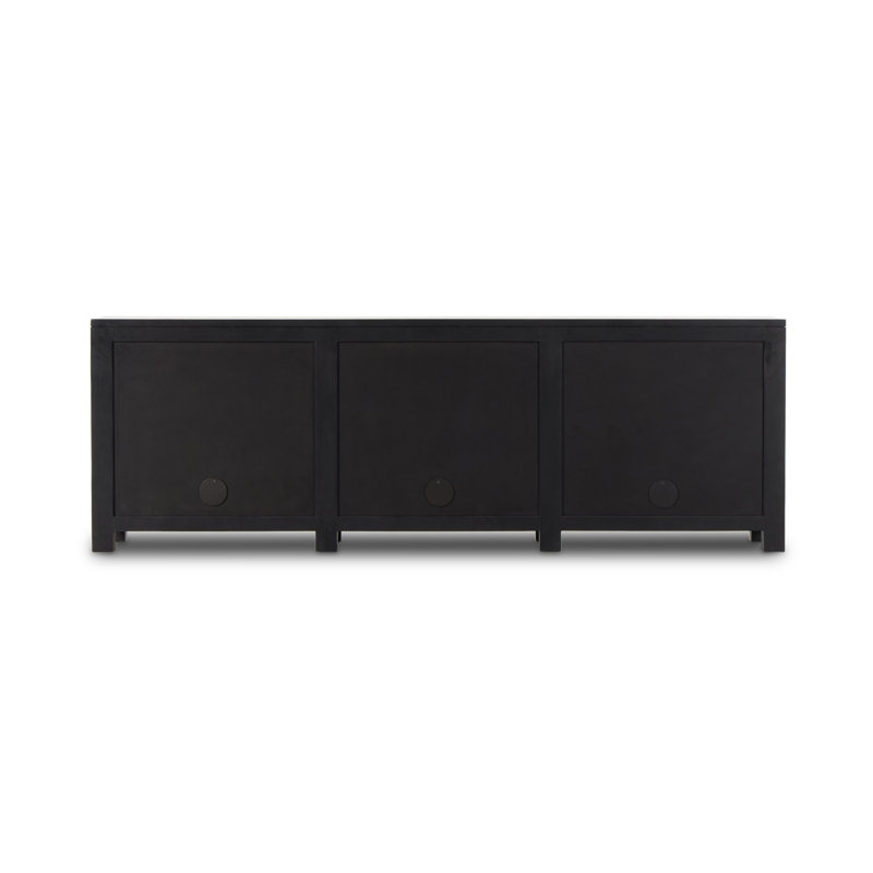 Tilda Sideboard, 33"H x 98"W x 18"D, Black Wash Mango