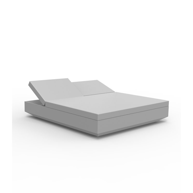 Vela - Lit de jour carré avec 2 dossiers inclinables - 78,75 po x 78,75 po - Basic, Acier