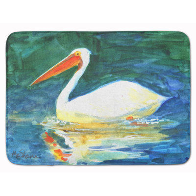 Tapis de bain en mousse mémoire pelican oiseaux