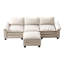 Canapé modulaire de luxe avec repose-pieds-188926775