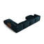 Bedar 5 Seater Velvet Corner Sofa -1389169991-1409231505