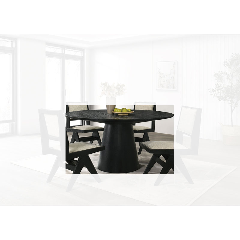Table de salle à manger Carralero, H 30 po x L 59 po x l 59 po