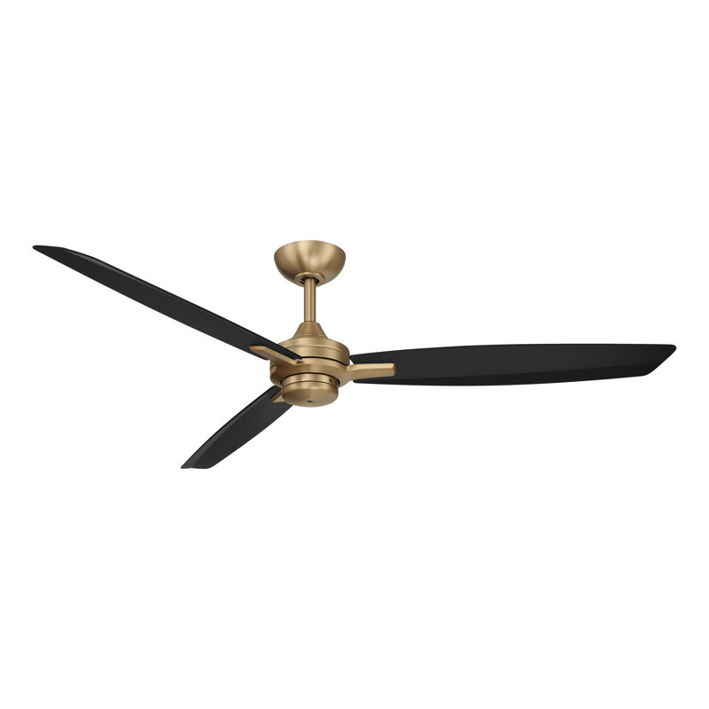 Ventilateur de plafond 60 po Rudolph, Noir