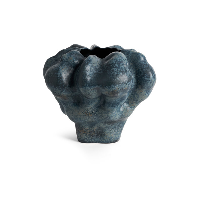 Timna Vase - Latte - Extra-Short, Aged Iron