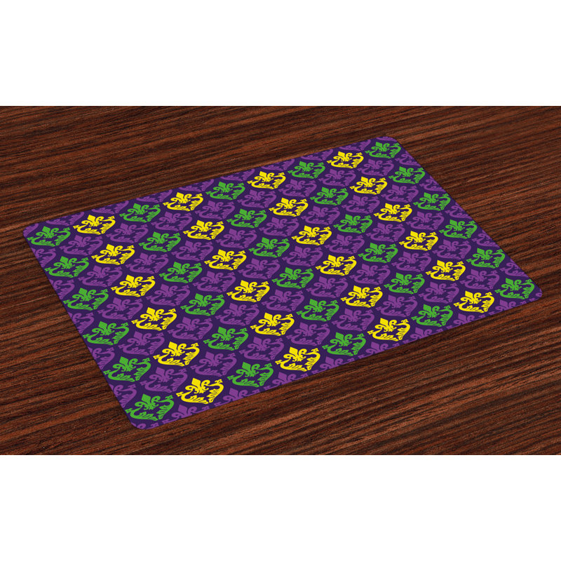 Aspasia Mardi Gras Placemat