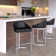 Bemboe Upholstered Counter Stool with Metal Frame