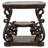 2-Shelf Glass Top End Table