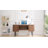 55'' Computer Desk With 2 Storage Cabinets, Mid Century Executive Desk With Charging Station, Modern Home Office Large Desk With Adjustable Metal Legs-1263195532-1254543602