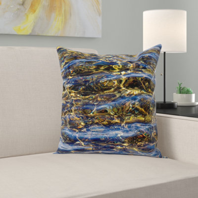 Water Throw Pillow