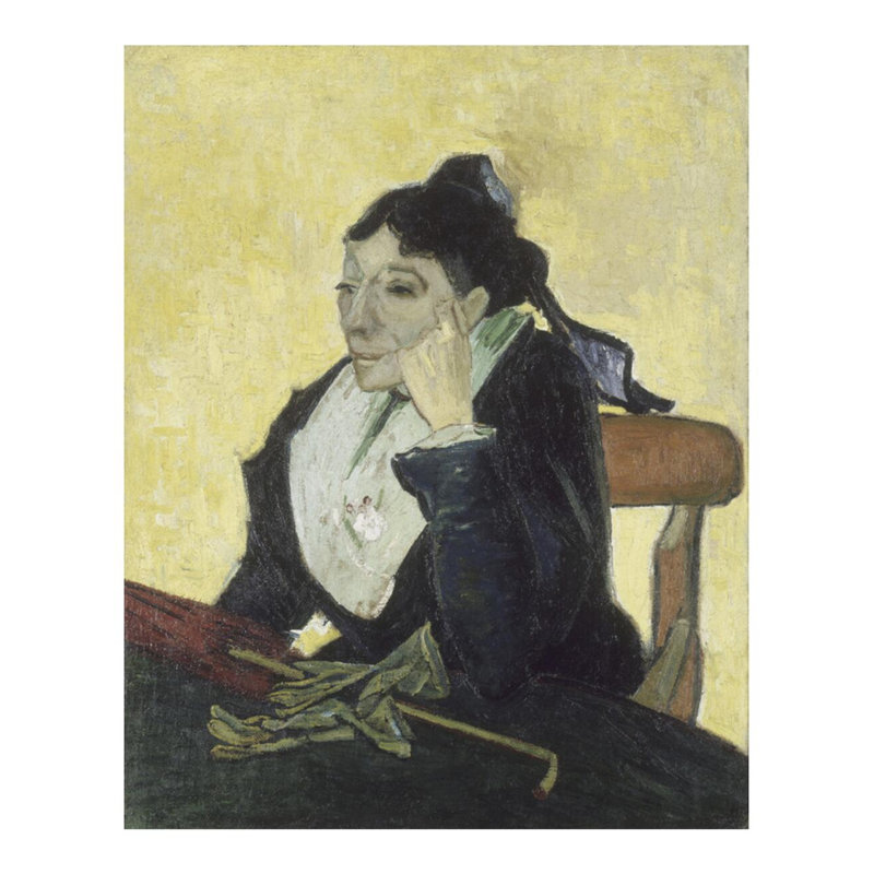 «The Arlesienne» par Vincent van Gogh - Estampe numérique, H 28 po x l 22 po