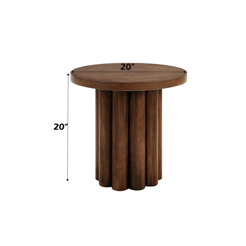 Loanna Wooden Colour Finish End Table