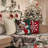 Green Loop Tufted Santa Claus Christmas Throw Pillow Cover 17" X 17"-116794474