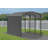 Steel Carport With 1 Side Wall Kit, 10X15X9-96101650
