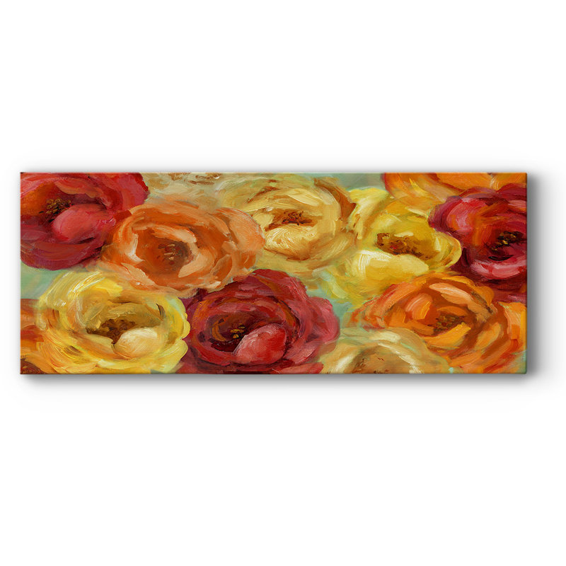 Sommet de l'été sur toile, H 24 po x l 60 po x P 1,5 po