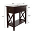 23.6" H End Table with Drawer and Additional Storage Space-1337569370