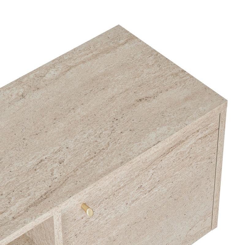 TV Stand, Travertine