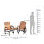 Fauteuil coulissant Fermato