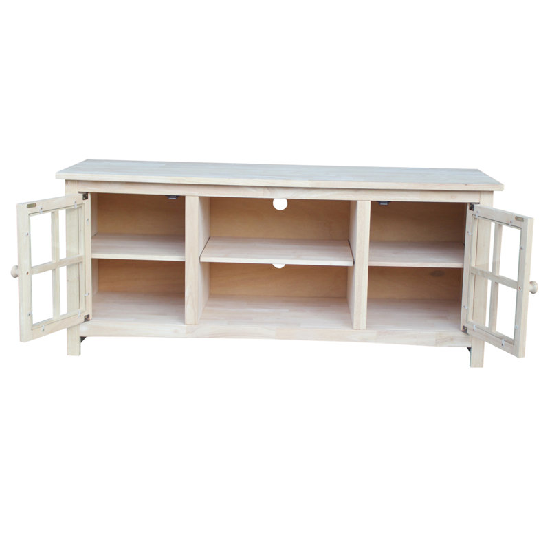 Aaraf Unfinished TV Stand for TVs up to 60"