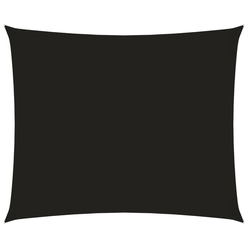 Naplate 2.5m x 3.5m Rectangular Shade Sail, Black