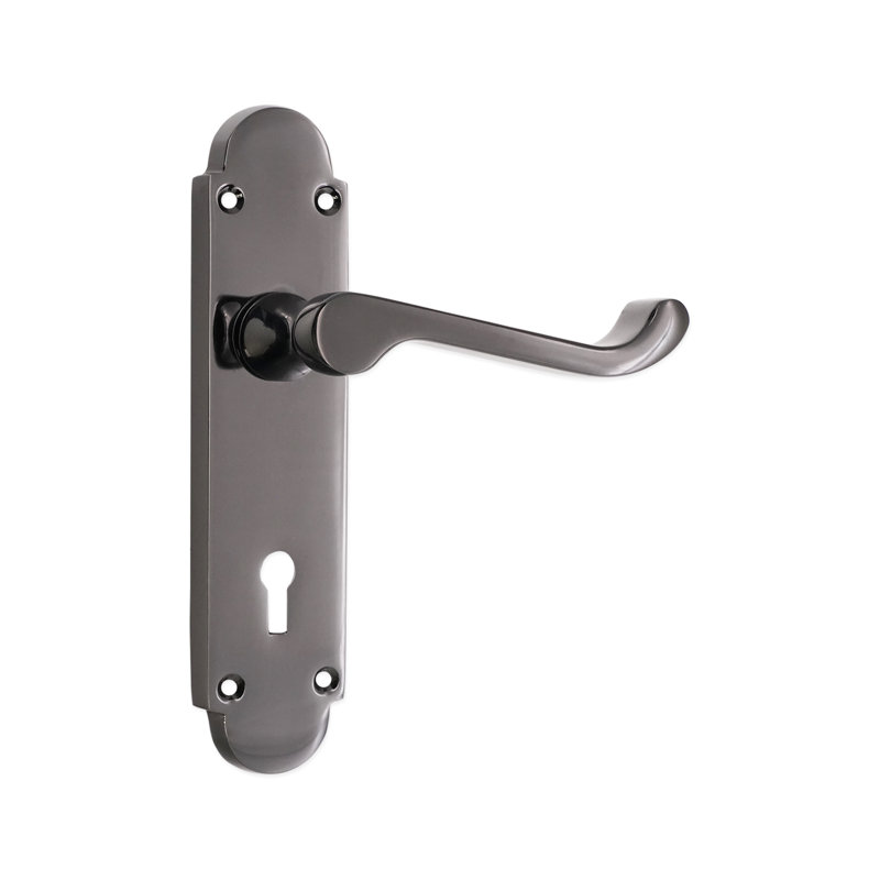 Oakley Lock Lever Handle Black Nickel