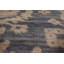 Tapis bleu teint à la main Oushak