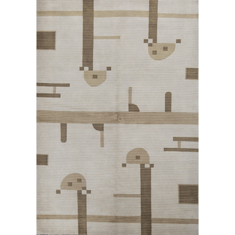 Himalayan Wool Abstract Area Rug