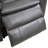 35.8" Wide Sleek Modern Top Genuine Leather Upholstered Power Recliner With Side Pocket & USB Port-1464310777