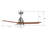 Garrick 52'' Smart Ceiling Fan with Remote, Light Kit Included,Works with Google Assistant and Amazon Alexa,Siri Shortcut.-839480802-839480805