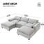 Canapé modulaire confortable en forme de U avec rangement et conception polyvalente pour la détente