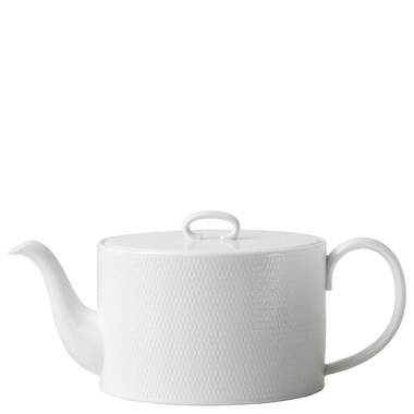 Fine Bone China White Teapot