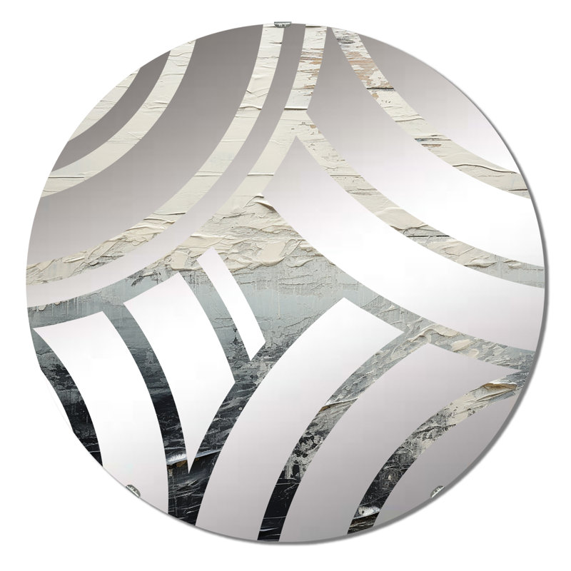 Frankenmuth - Miroir décoratif Center Wave, 23,6 po x 23,6 po