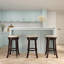 30" Bar Stool, Espresso Finish, Beige Fabric Seat-58856719-58856713