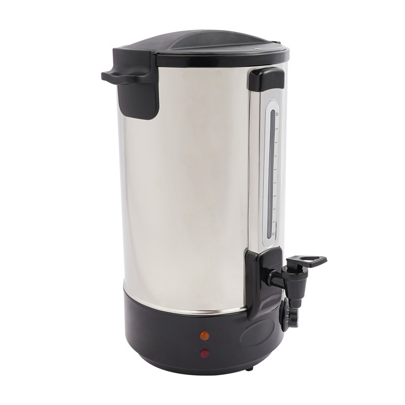 82 Cup Hot Coffee Dispenser Coffee Urn, Black