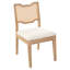 Chaises de salle à manger rembourrées avec accoudoirs et dossier ergonomiques Ellmira Farmhouse