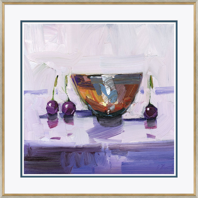 Cherries Painting by Joseph Mota