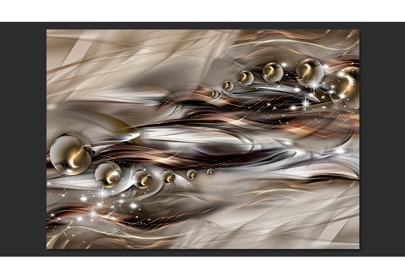 Brown Shoal 2.45m x 350cm Wallpaper, 400 cm x 280 cm