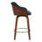 Aiken Swivel Counter or Bar Height Bar Stool with Arms in Faux Leather, Plywood and Metal Footrest-713458988-713458979-719032353