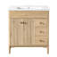 Freestanding Standard With Ceramic Top