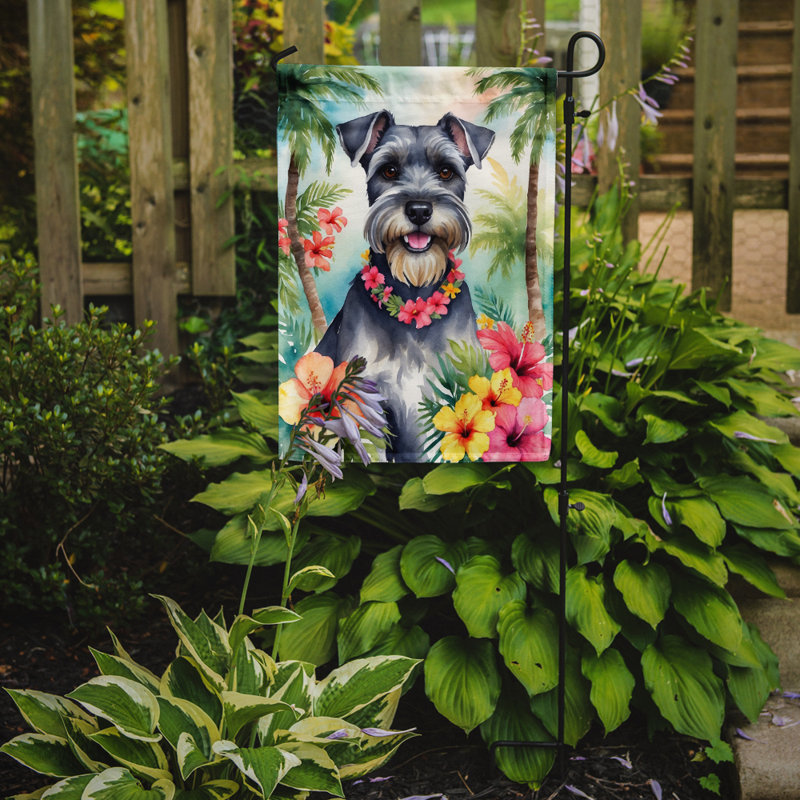 Drapeau de jardin en polyester double face H 15,5 po x l 11,25 po