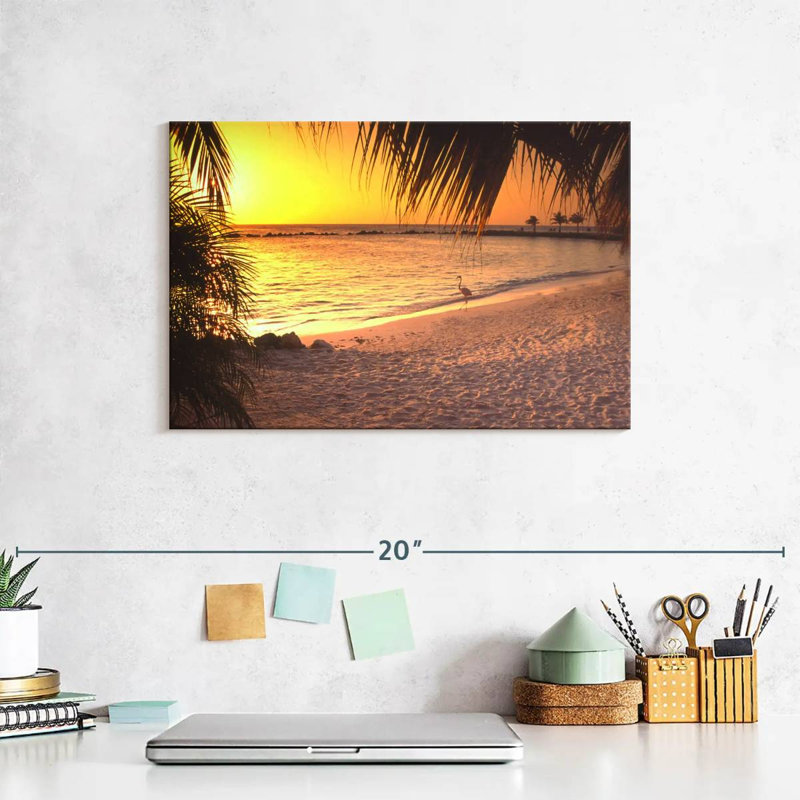 Gillard Aruba Sunset Flamingo, H 8 po x l 12 po